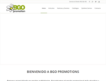 Tablet Screenshot of bgopromo.com